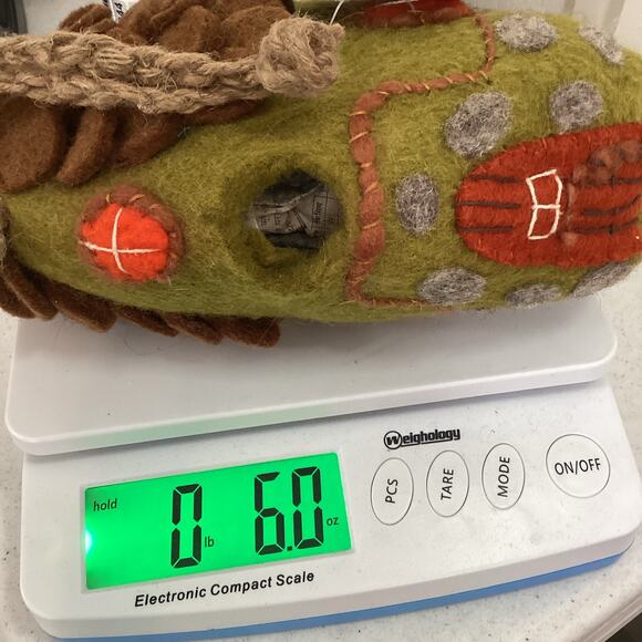 Wild Woolies FOREST HOUSE Felt Birdhouse Eco Friendly Fair Trade NWT - Picture 16 of 16